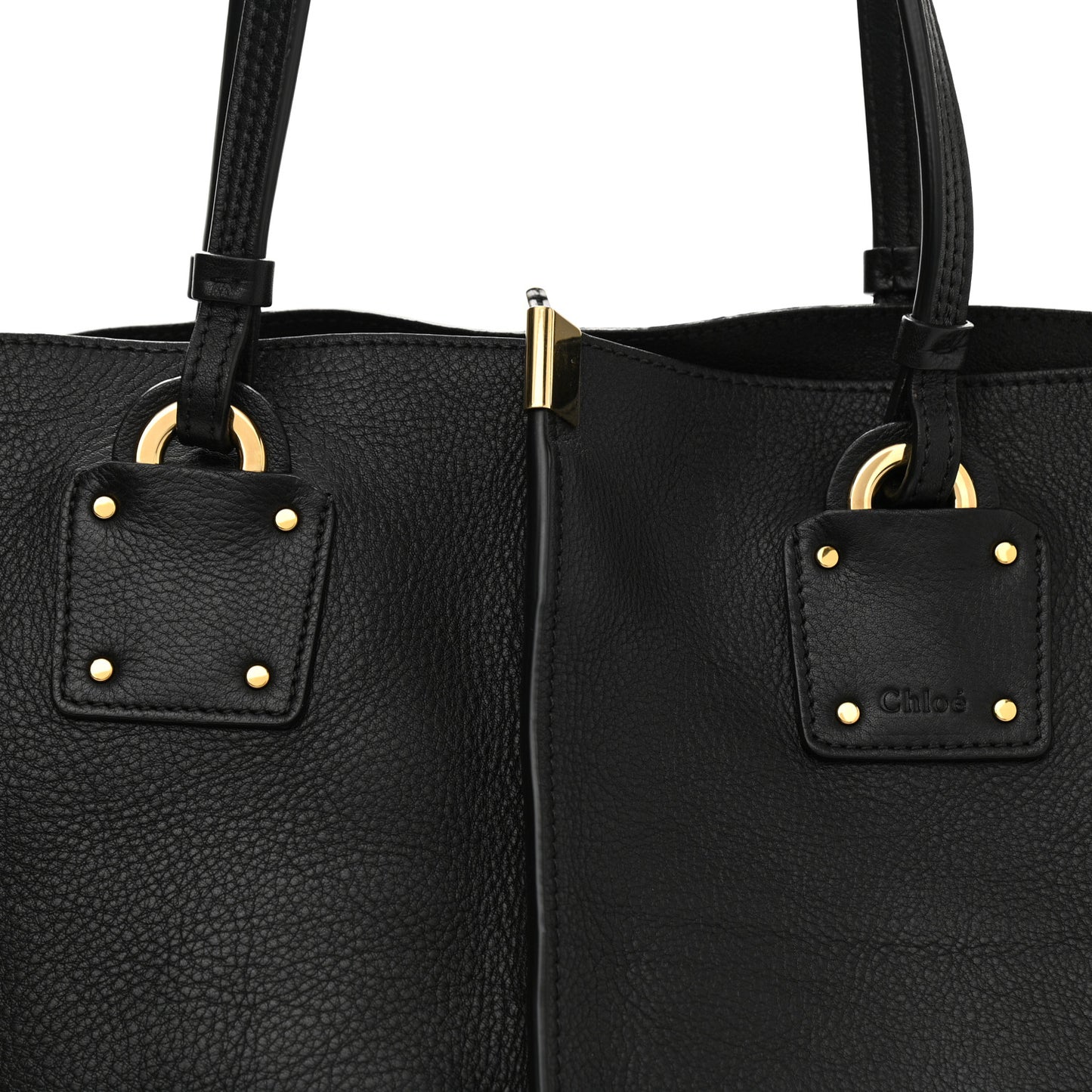 Smooth Calfskin Medium Vick Tote Black