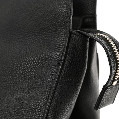 Saint Laurent Grained Calfskin Medium Cabas Rive Gauche Black 17 of 20