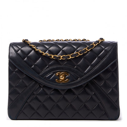 Chanel Lambskin Quilted Medium Single Flap Black 1 of 10