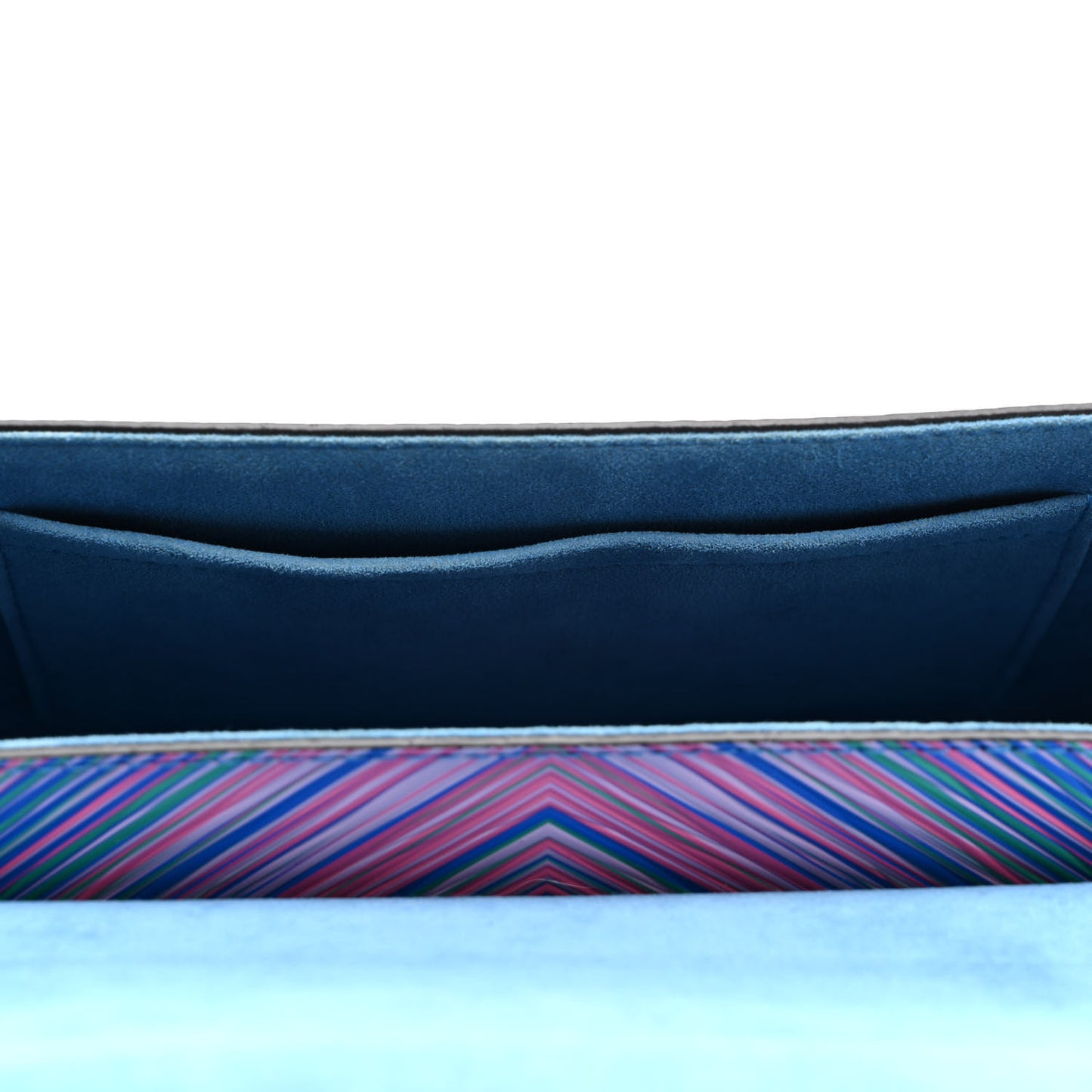 Epi Tropical Twist Shoulder Bag MM Blue Rose