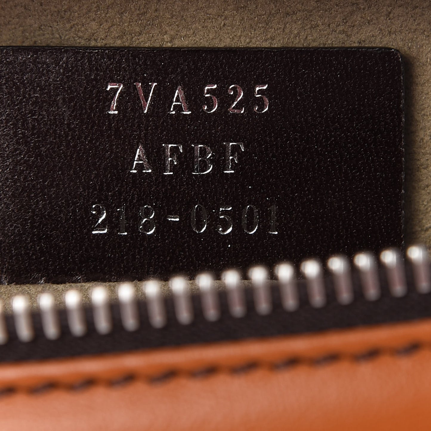 Vitello Grace Light Logo Embossed Small Belt Bag Brandy