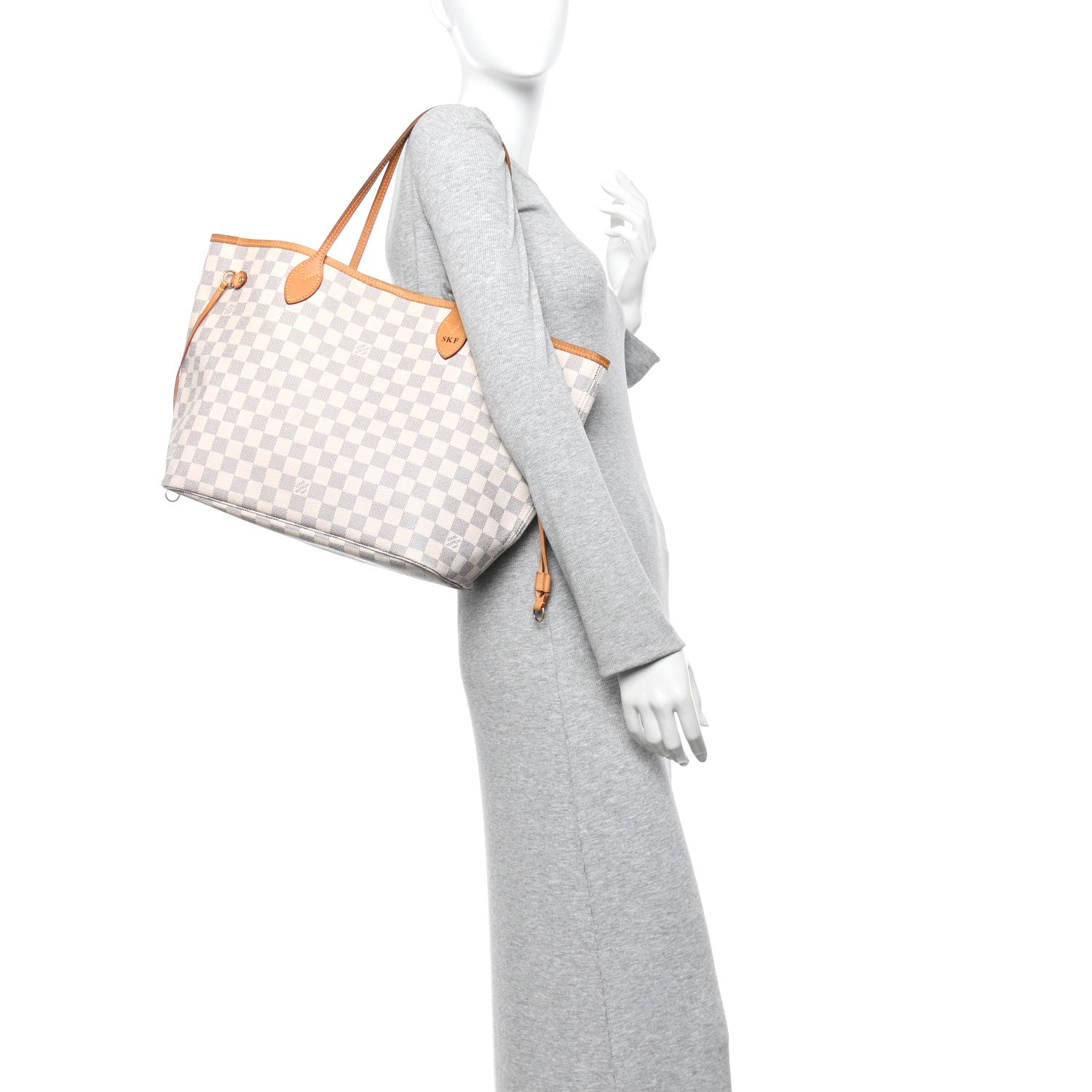 Louis Vuitton Damier Azur Neverfull MM 2 of 17