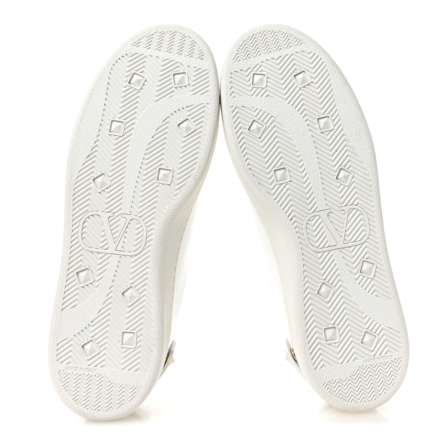 Calfskin Womens Backnet Sneakers 39.5 White