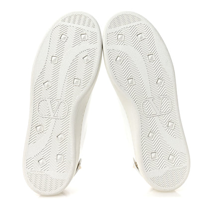 Valentino Garavani Calfskin Womens Backnet Sneakers 39.5 White 6 of 9