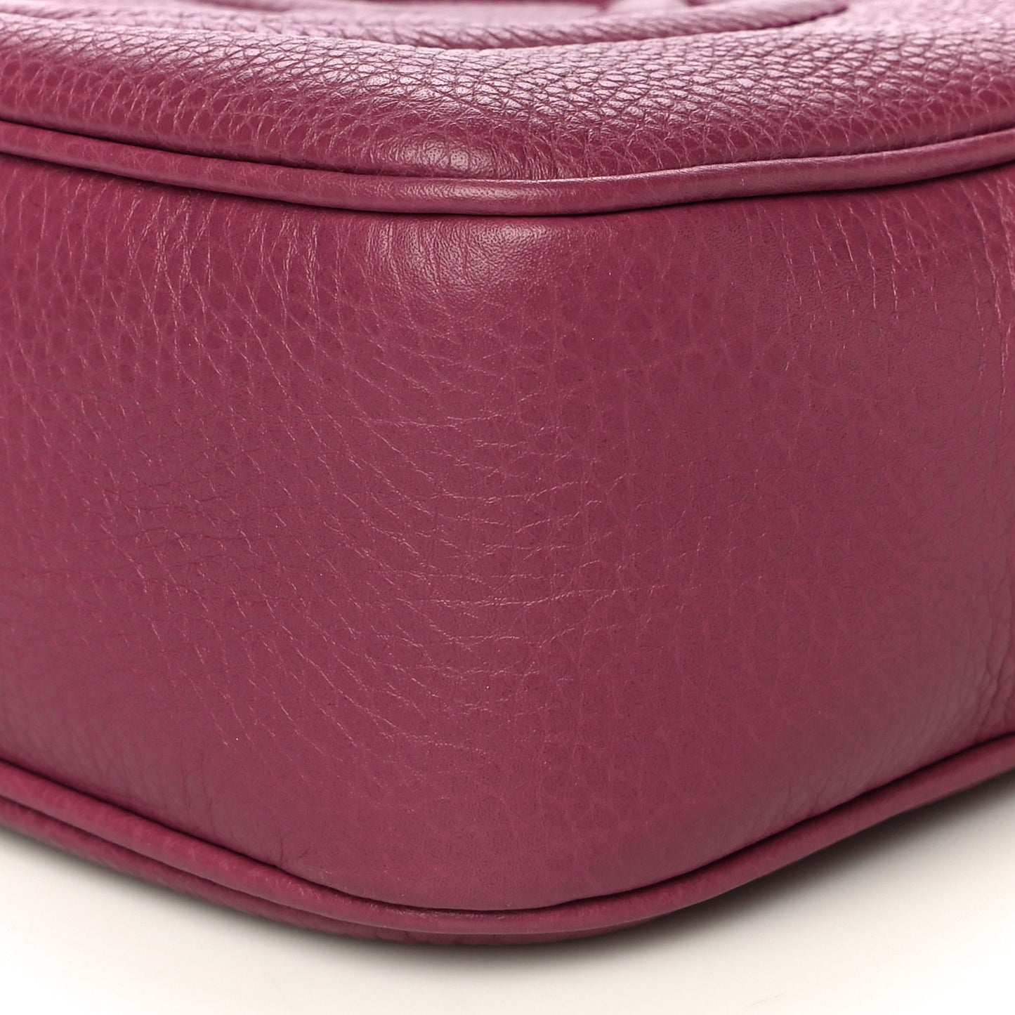Pebbled Calfskin Small Soho Disco Bag Peonia Flower