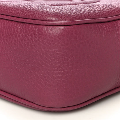 Gucci Pebbled Calfskin Small Soho Disco Bag Peonia Flower 9 of 13