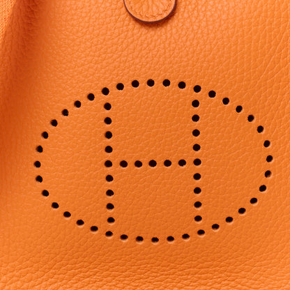 Hermes Taurillon Clemence Evelyne TPM Abricot 8 of 11