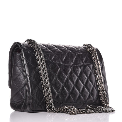 Chanel Aged Calfskin Quilted 2.55 Reissue 225 Flap Black 4 of 16