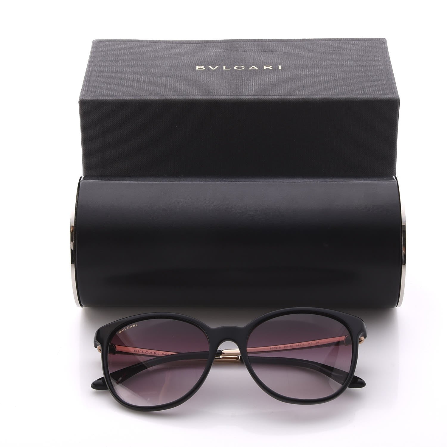 Bulgari BVLGARI Crystal Sunglasses 8160-B Black 8 of 8