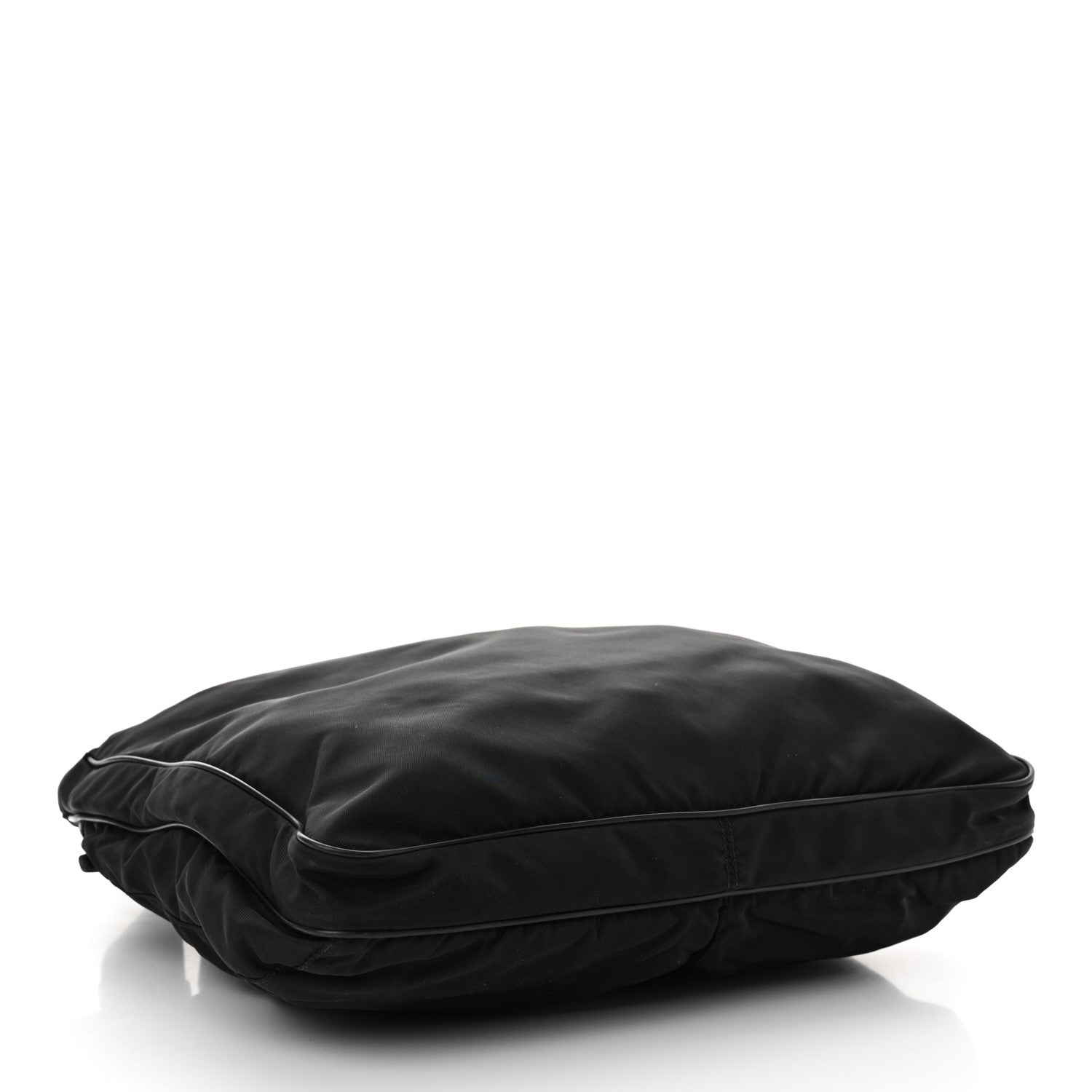 Prada Nylon Vela Flat Messenger Bag Black 4 of 9