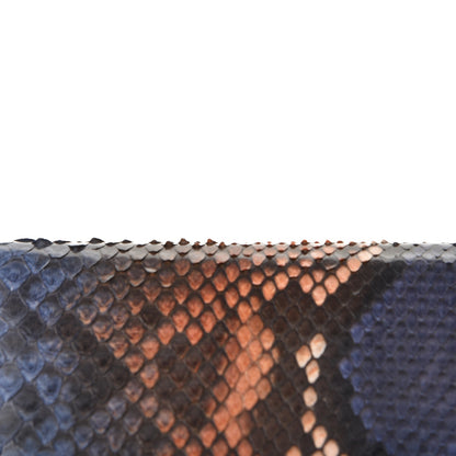 Gucci Python Soho Zip Around Wallet Blue Sienna 12 of 14