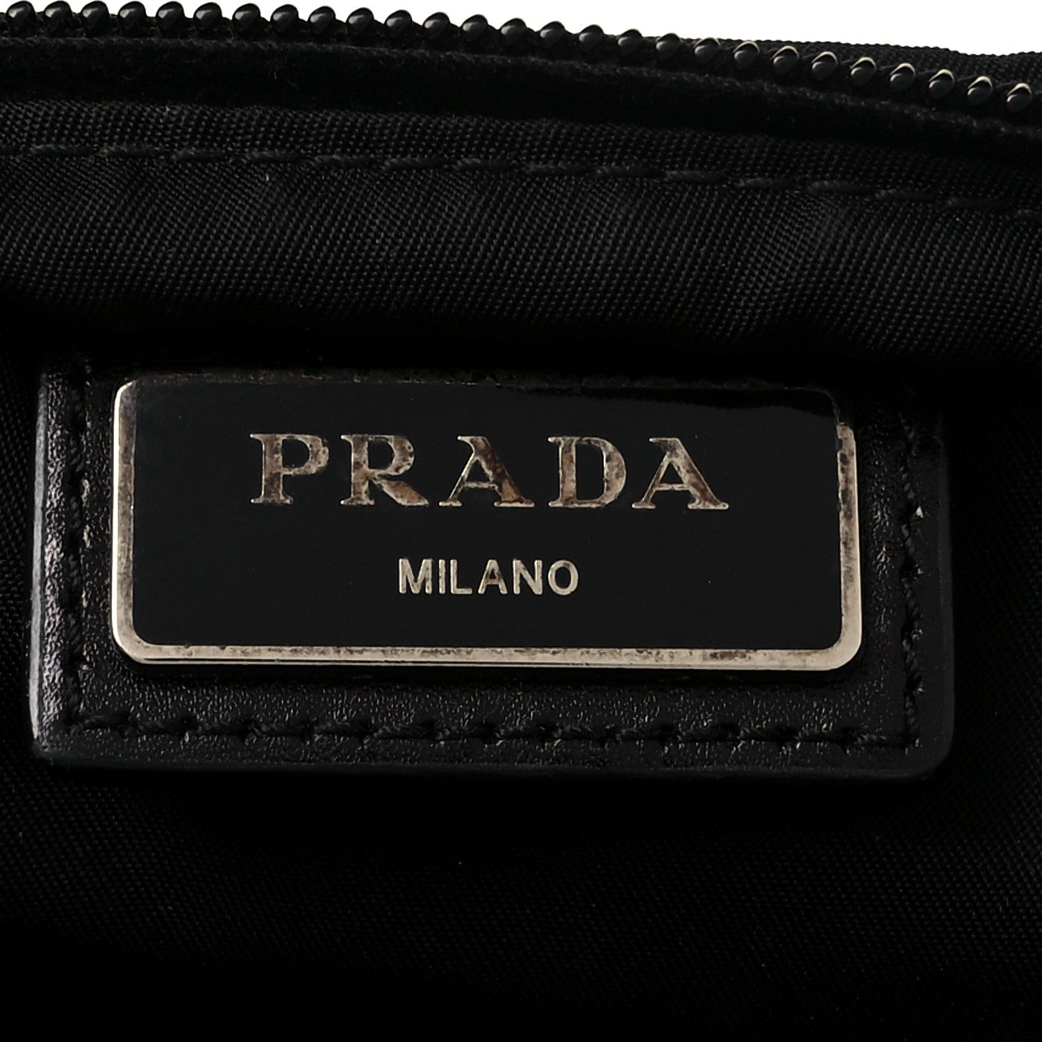 Prada Nylon Vela Messenger Bag Black 5 of 7
