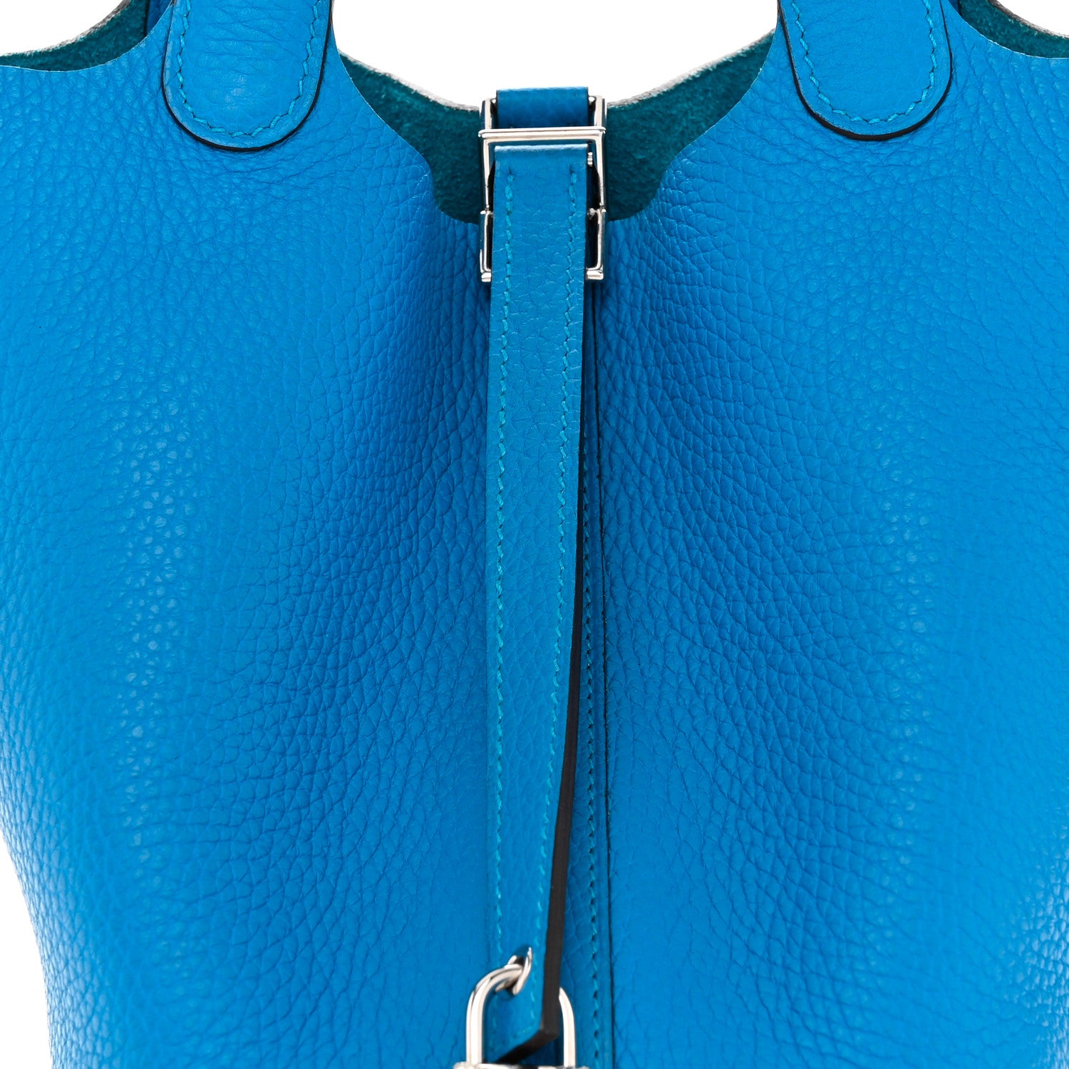 Hermes Taurillon Clemence Picotin Lock 18 PM Bleu Zanzibar 8 of 11