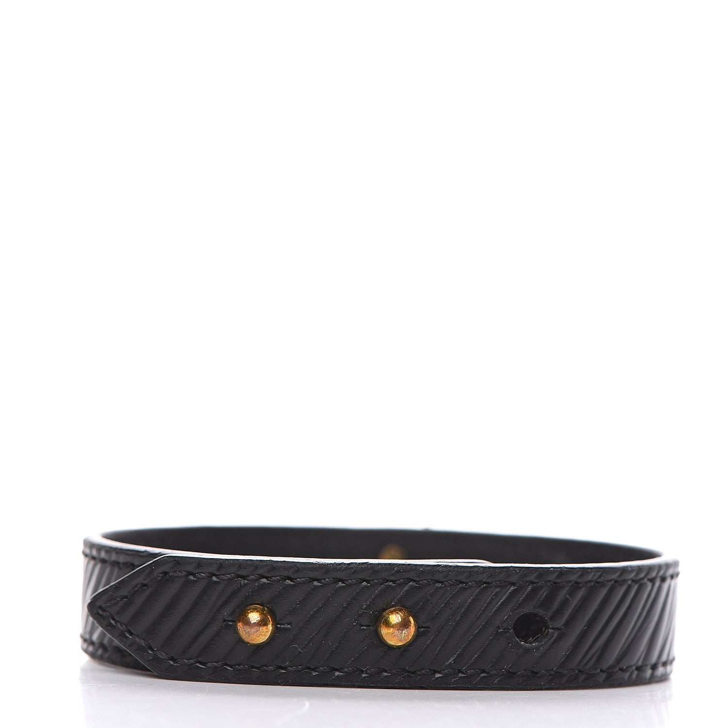 Louis Vuitton Epi Twist It Bracelet 19 Black 2 of 6