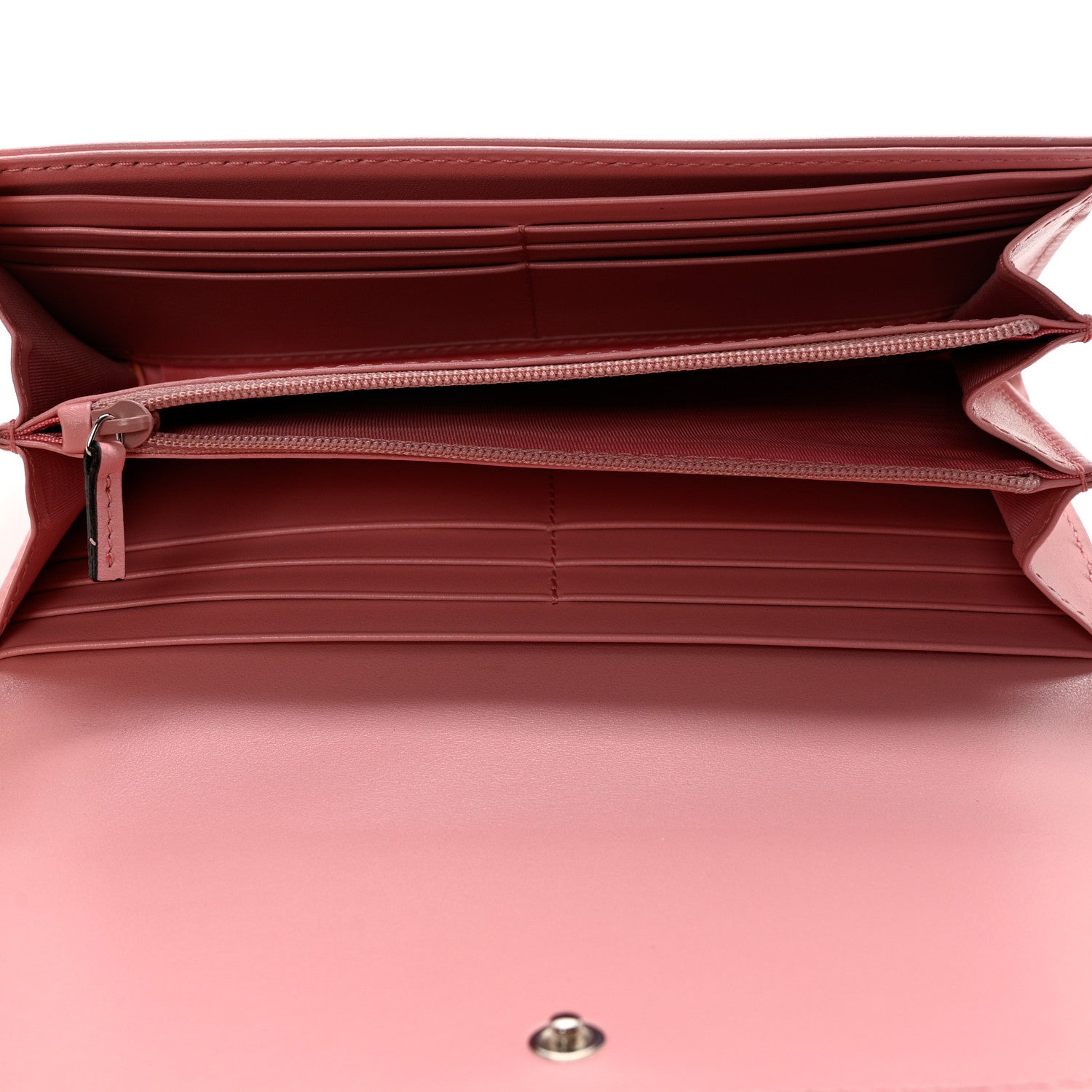 Gucci Calfskin Matelasse GG Marmont Continental Wallet Perfect Pink 5 of 10