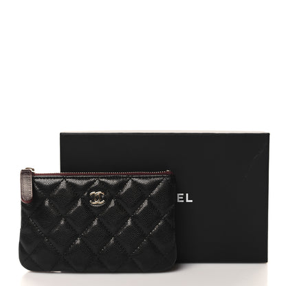 Chanel Caviar Quilted Small Cosmetic Case Black 8 of 8