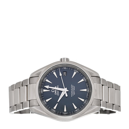Omega Stainless Steel 41mm Seamaster Aqua Terra Master Co-Axial Chronometer Automatic Watch Blue 231.10.42.21.03.003 2 of 5
