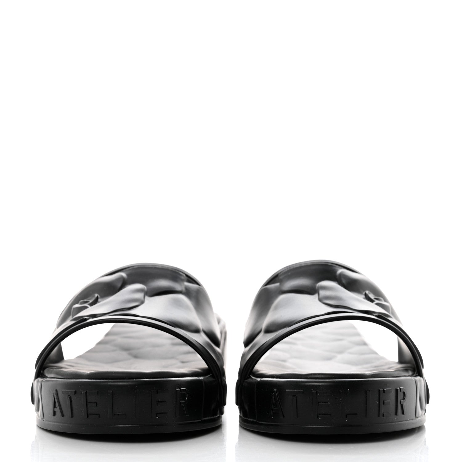 Valentino Garavani Rubber Atelier 03 Rose Edition 25/40mm Platform Slide Sandals 40 Black 2 of 7