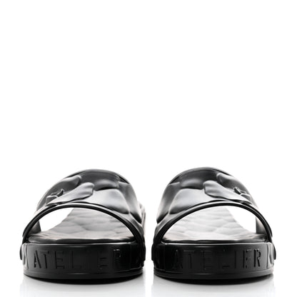 Valentino Garavani Rubber Atelier 03 Rose Edition 25/40mm Platform Slide Sandals 40 Black 2 of 7