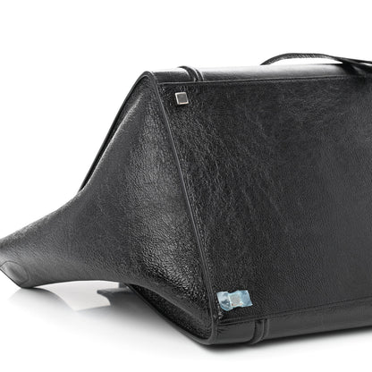 Celine Crinkled Patent Calfskin Medium Phantom Luggage Black 9 of 12