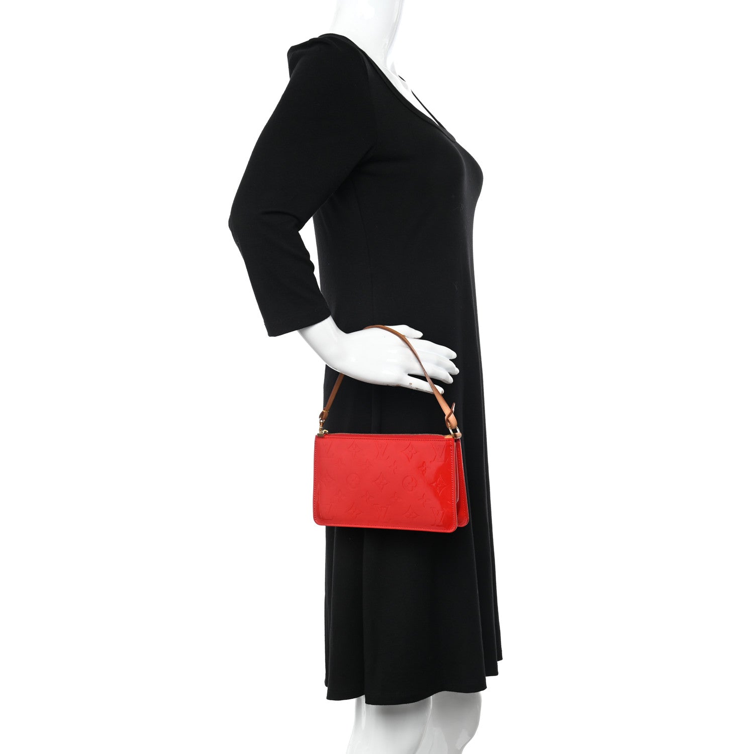 Louis Vuitton Vernis Lexington Pochette Red 2 of 12