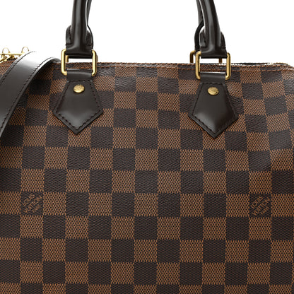Louis Vuitton Damier Ebene Speedy Bandouliere 25 7 of 9