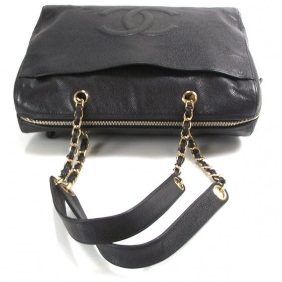 Chanel Caviar Jumbo Shoulder Bag Black 6 of 12