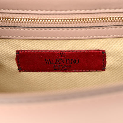 Valentino Garavani Vitello Small Glam Lock Rockstud Flap Poudre 6 of 13