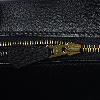 Hermes Togo Birkin 25 Black 36 of 40