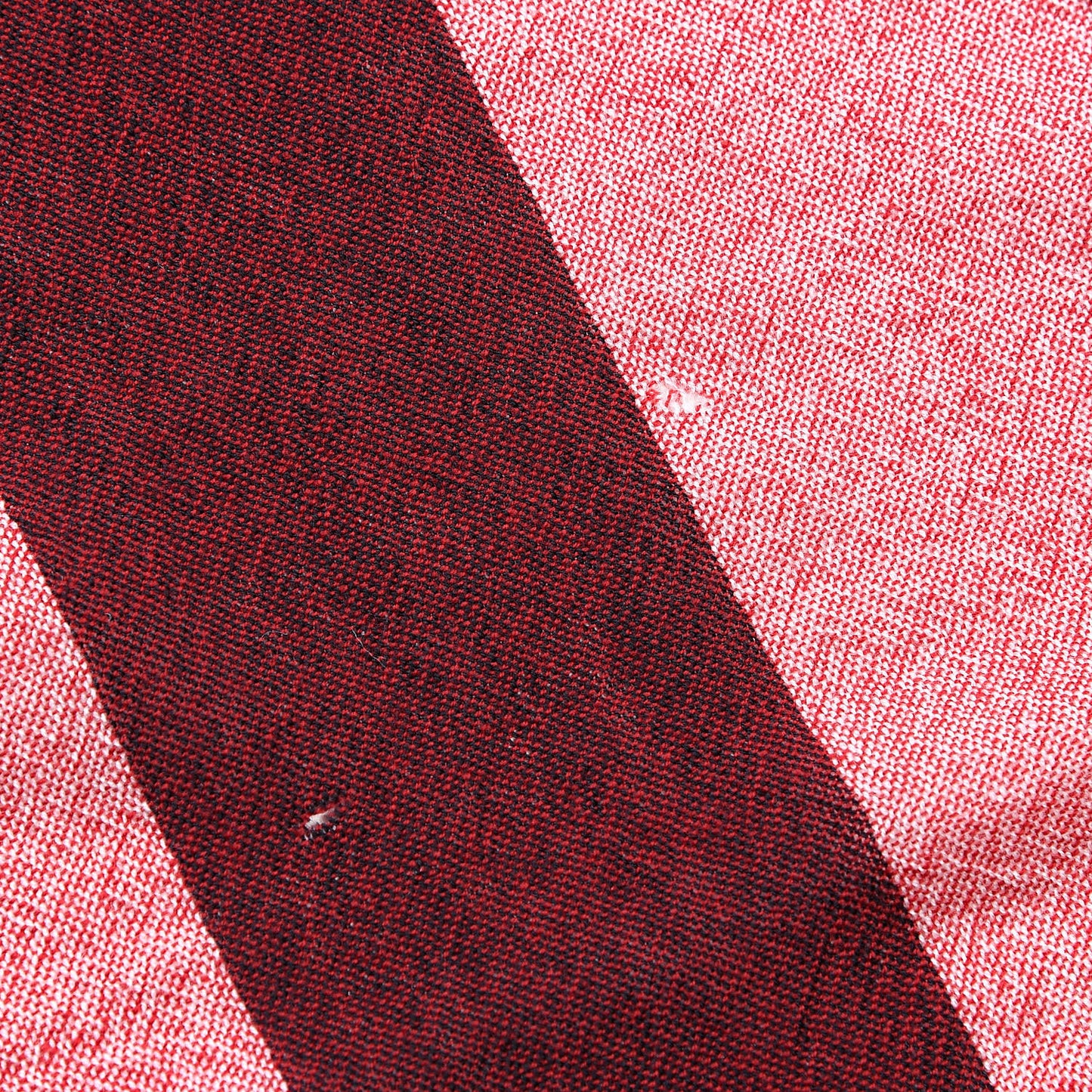 Merino Wool Check Square Scarf Red