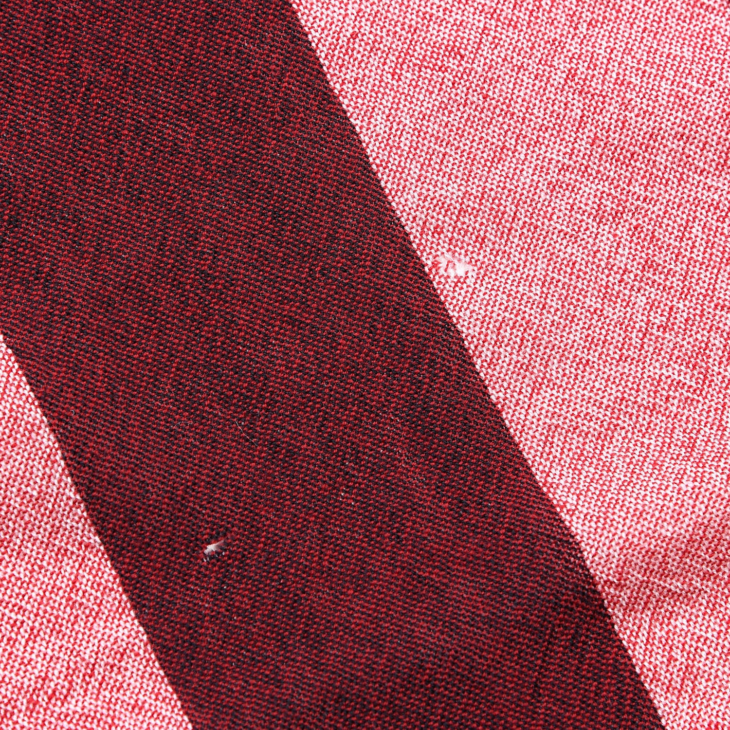 Burberry Merino Wool Check Square Scarf Red 4 of 6
