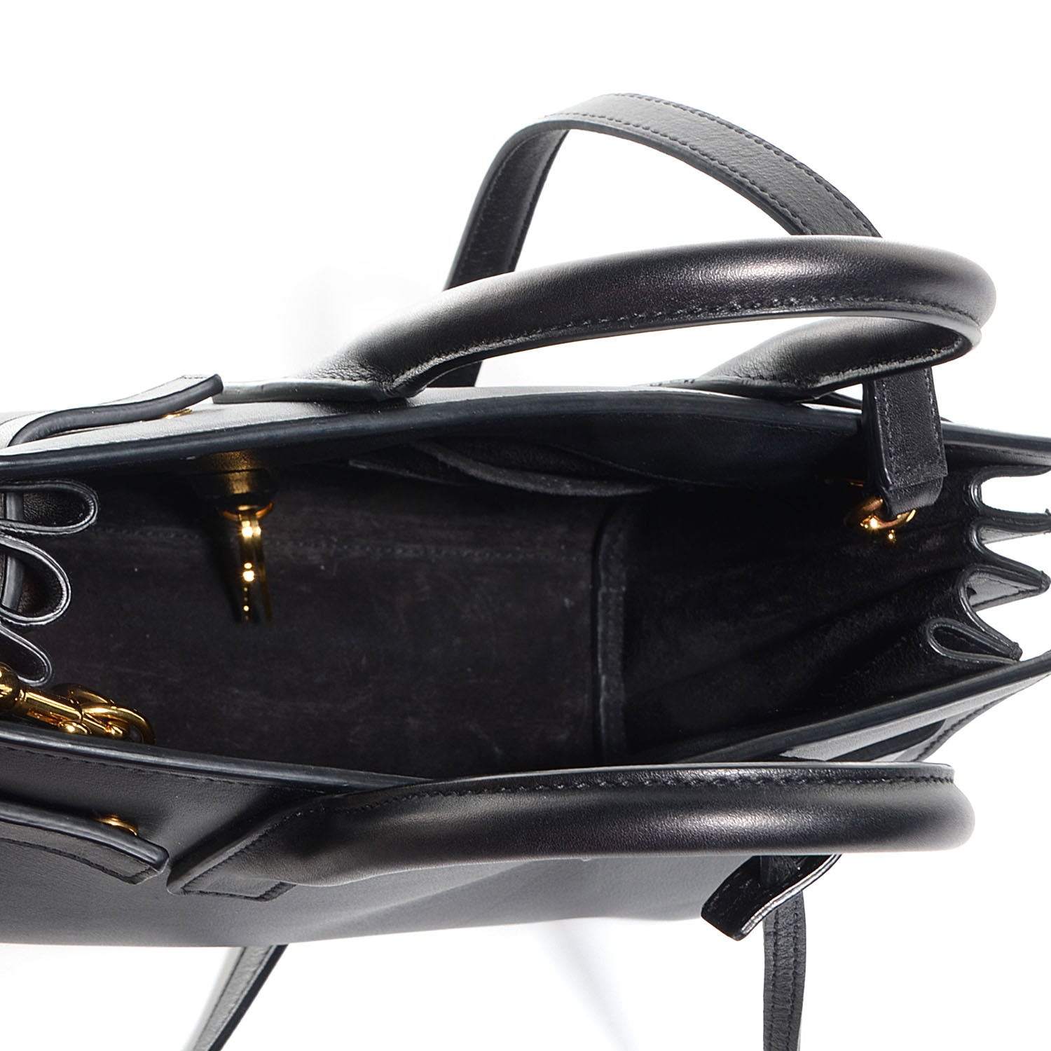 Saint Laurent Calfskin Nano Sac De Jour Black 5 of 8