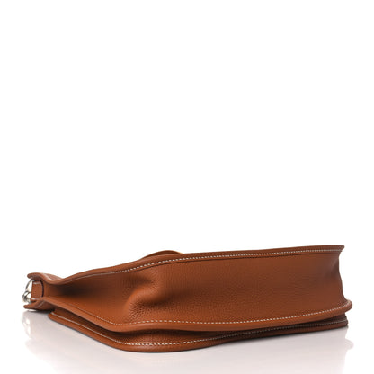 Hermes Taurillon Clemence Evelyne III PM Gold 4 of 10