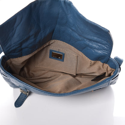 Fendi Nappa Baguette Blue 5 of 9