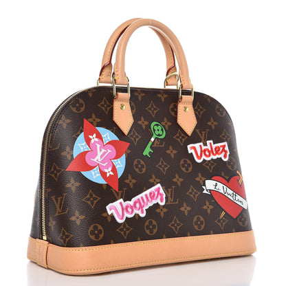 Louis Vuitton Monogram Stories Alma PM 3 of 8