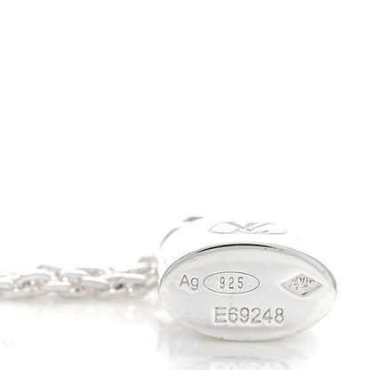 Louis Vuitton Sterling Silver Lockit Necklace 4 of 4