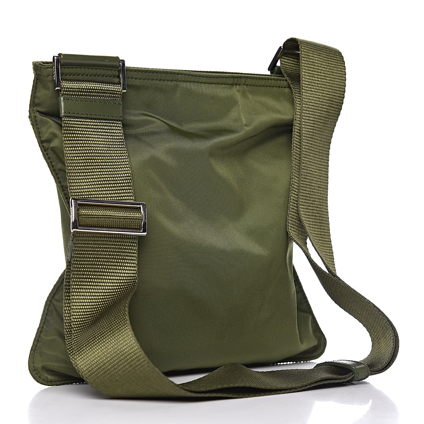 Nylon Vela Sport Small Flat Messenger Bag Army
