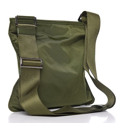 Prada Nylon Vela Sport Small Flat Messenger Bag Army 3 of 10