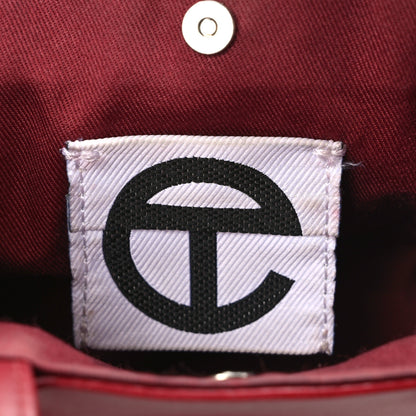 Telfar Vegan Leather Small Shopping Bag Oxblood 6 of 11