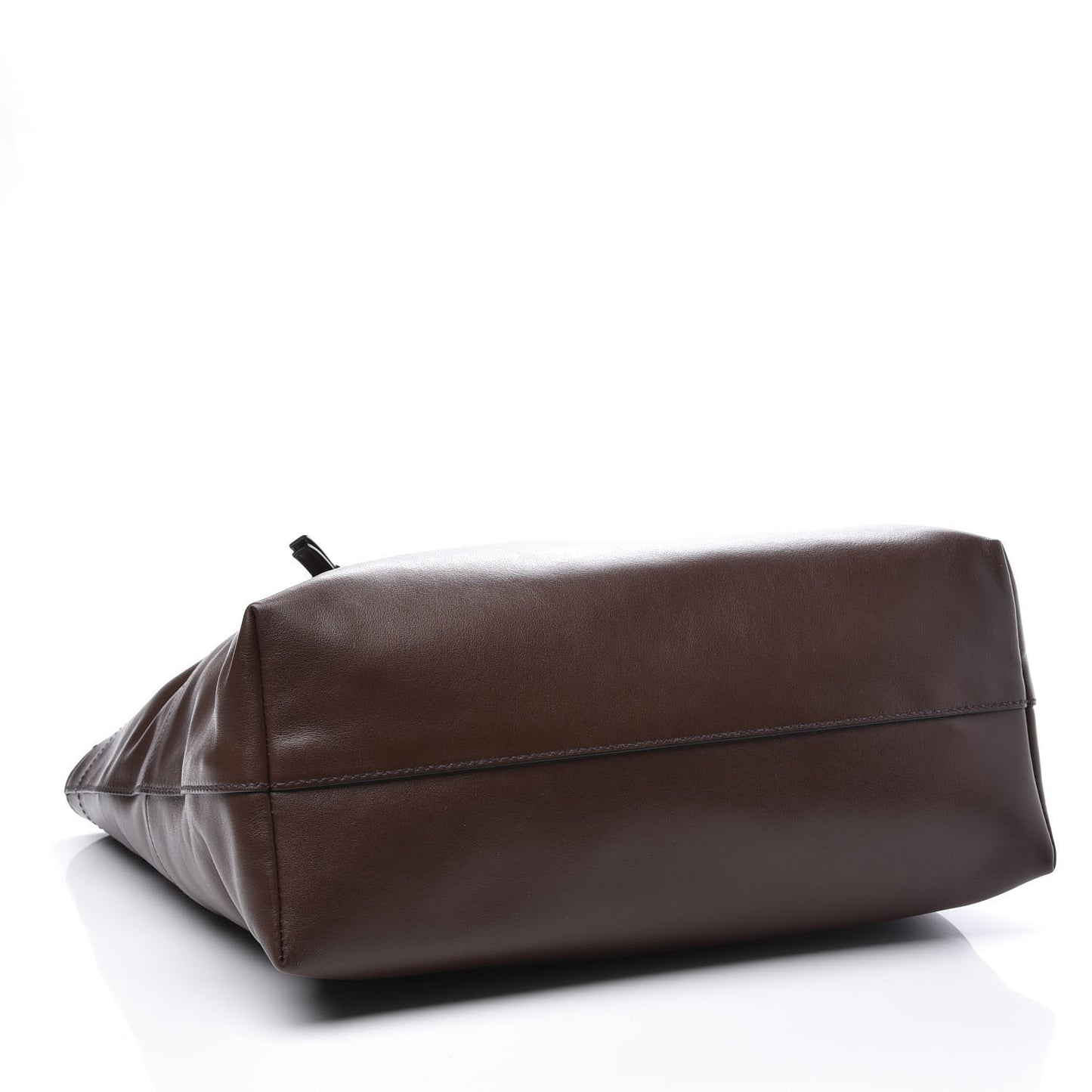 Vitello Soft Calfskin Shopping Tote Bruciato