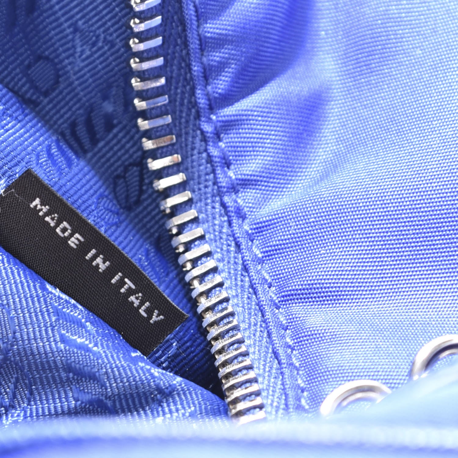 Prada Nylon Re-Edition 2005 Shoulder Bag Indaco 8 of 10