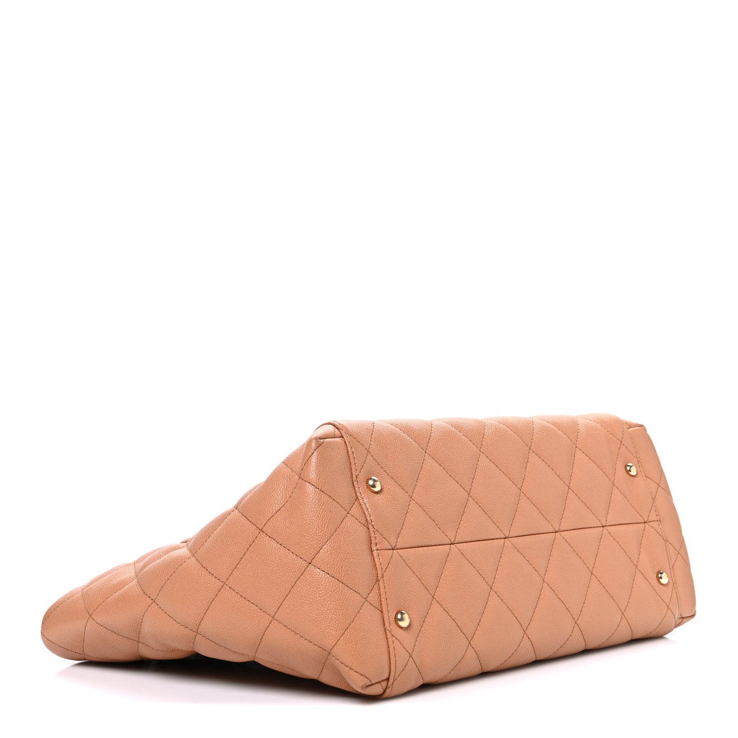 Chanel Caviar Quilted Large Shopping Tote Dark Beige 5 of 12