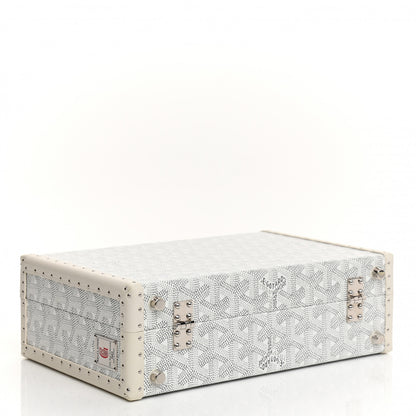 Goyard Goyardine Grand Hotel Trunk White 4 of 11