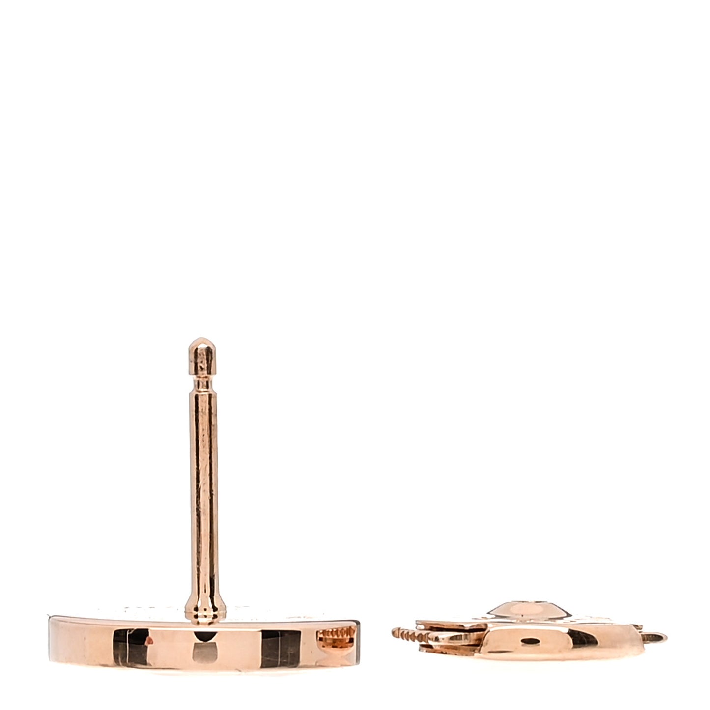 18K Rose Gold Malachite BVLGARI BVLGARI Single Stud Earring