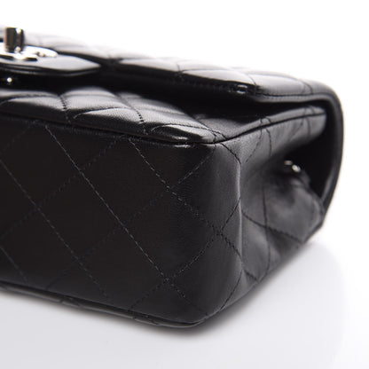 Chanel Lambskin Quilted Mini Rectangular Flap Black 9 of 14