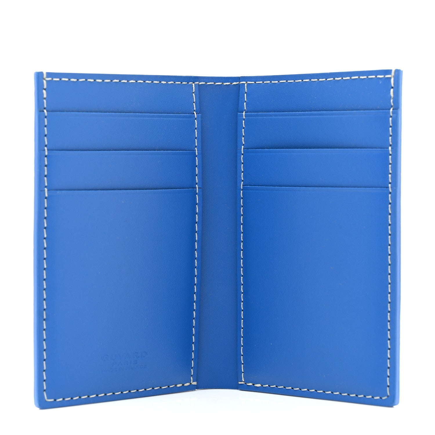 Goyard Goyardine Saint Pierre Card Holder Blue 5 of 7