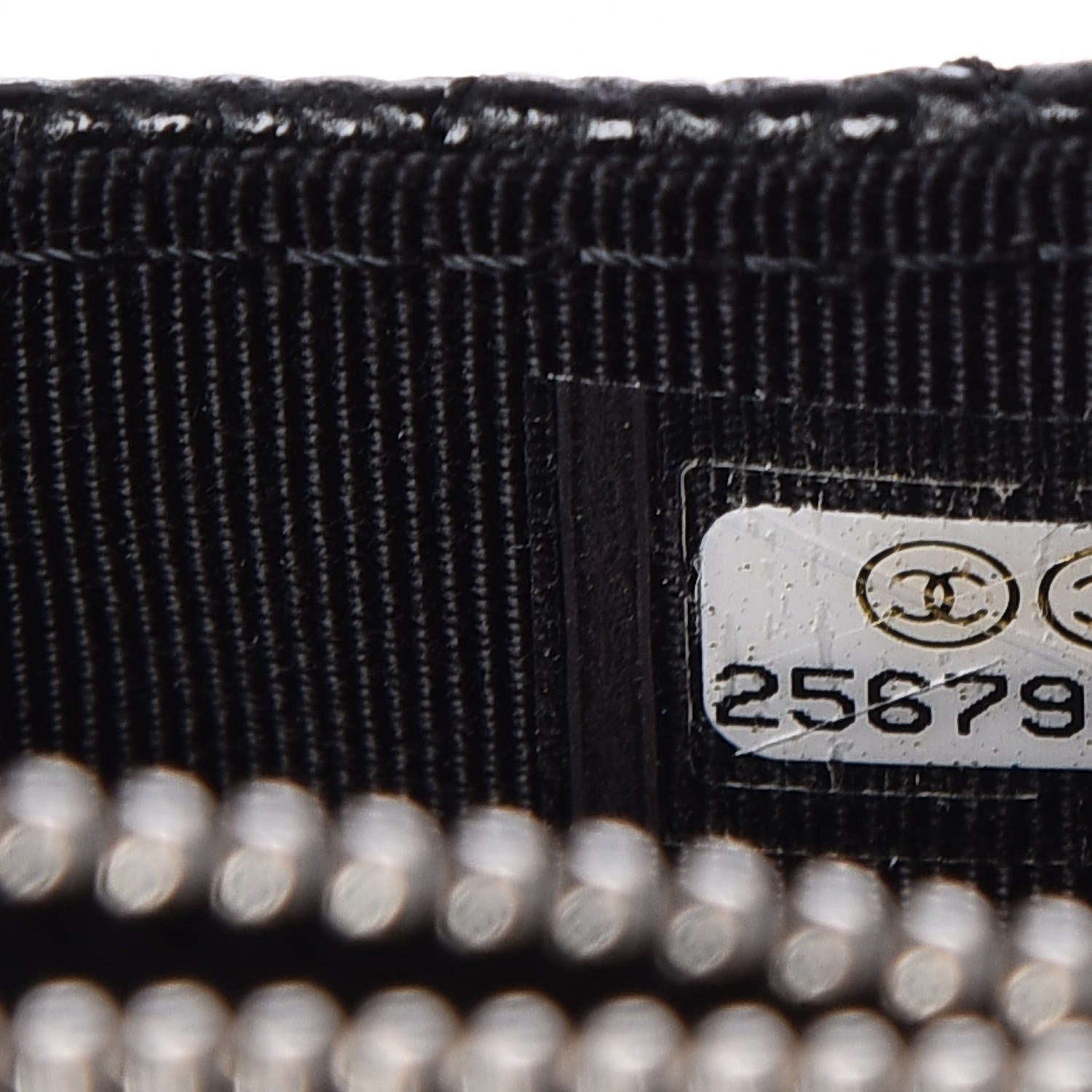 Chanel Caviar Quilted CC Zip Card Holder Black 7 of 8