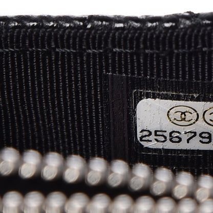 Chanel Caviar Quilted CC Zip Card Holder Black 7 of 8