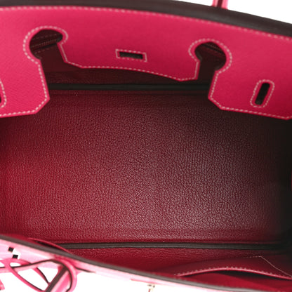 Hermes Epsom Candy Birkin 30 Rose Tyrien Rubis 5 of 12