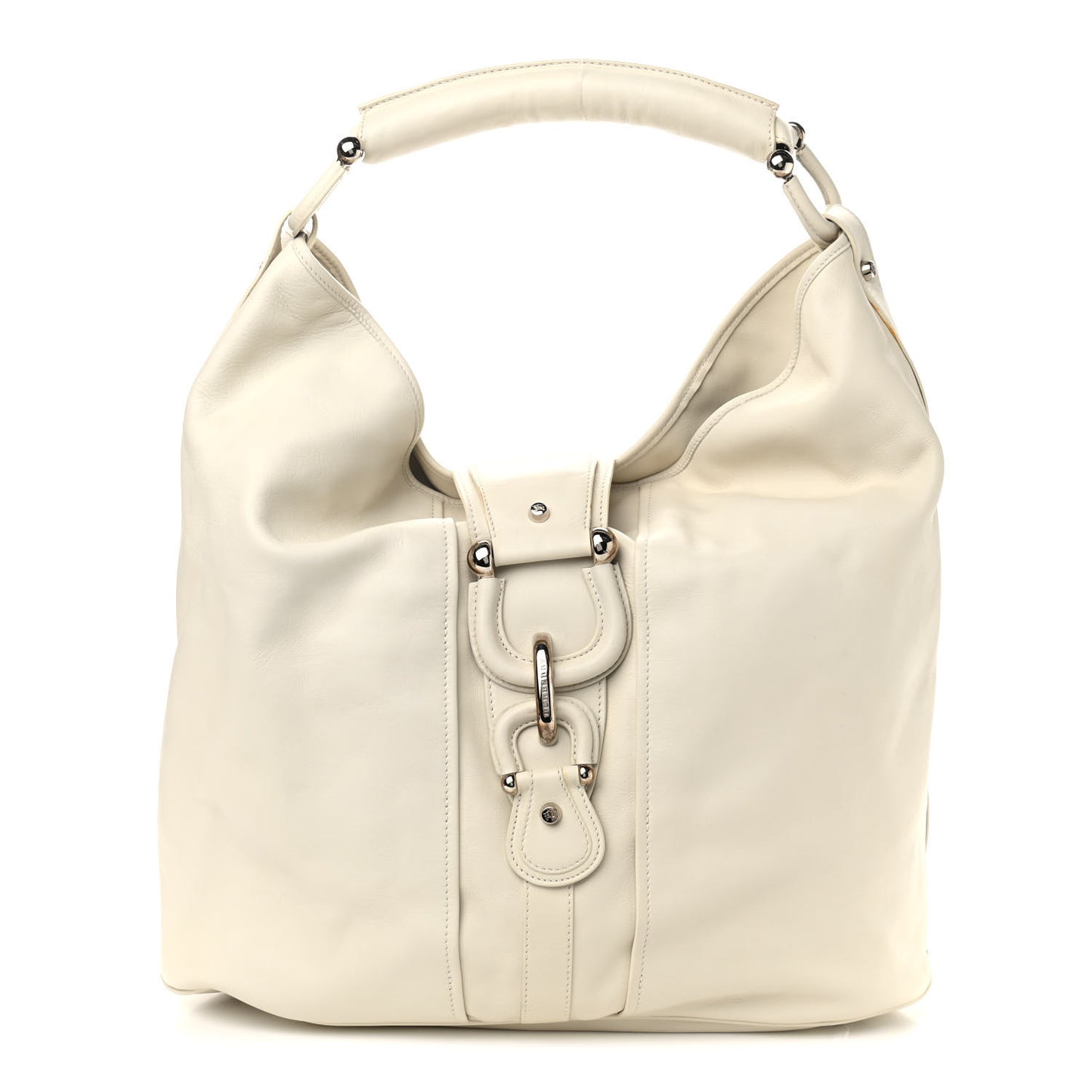 Calfskin Manor Hobo White